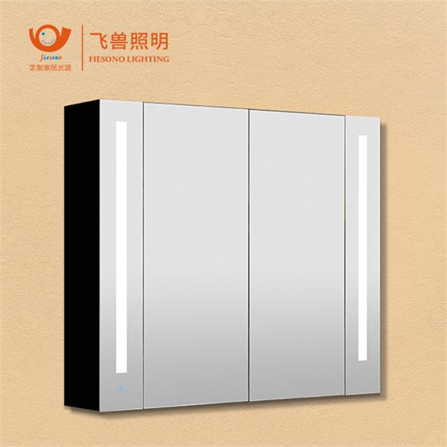 سوئیچ روشویی حمام ضد مه آینه هوشمند کابینت پزشکی با نور